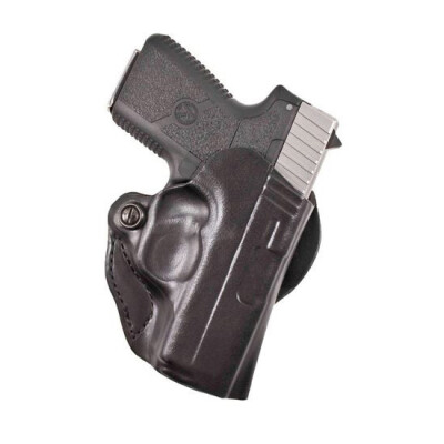 DeSantis Mini Scabbard Belt Holster For Ruger EC9s Right Hand Leather Black 019BAV5Z0
