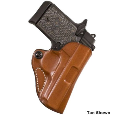 DeSantis Gunhide Mini Scabbard Belt Holster SIG Sauer P238 Right Hand Leather Black 019BAP6Z0