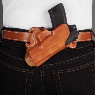 DeSantis Gunhide Small of Back Belt Holster 1911 Government Right Hand Leather Tan 067TA21Z0