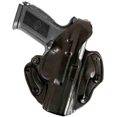 DeSantis Thumb Break Scabbard Belt Holster 1911 Government Right Hand Leather Black 001BA21Z0