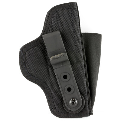 DeSantis Tuck-This II Tuckable IWB Holster For Glock /Sig/S&W Full Size 9/40 Autos Ambidextrous Nylon Black M24BJLAZ0