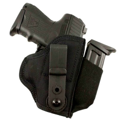 DeSantis Tuck-This II Tuckable IWB Holster Springfield Sub Compact 9/40 Ambidextrous Nylon Black M24BJ77Z0