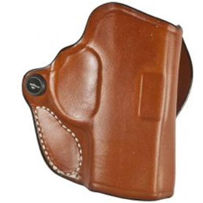 DeSantis Mini Scabbard Belt Holster For Glock 26/27/33/39 Right Hand Leather Tan 019TAE1Z0