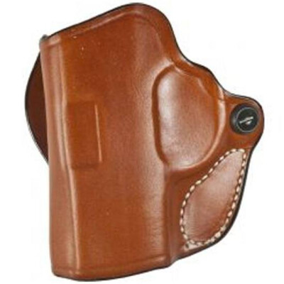 DeSantis Mini Scabbard Belt Holster SIG Sauer P938 Left Hand Leather Tan 019TB37Z0
