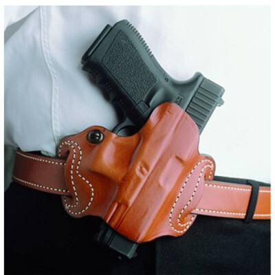 DeSantis Mini Slide Belt Holster Springfield XD9/40 Right Hand Leather Tan 086TA88Z0