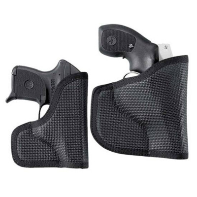 DeSantis The Nemesis Pocket Holster Colt Cobra Ruger LCR Ambidextrous Nylon Black N38BJN3Z0