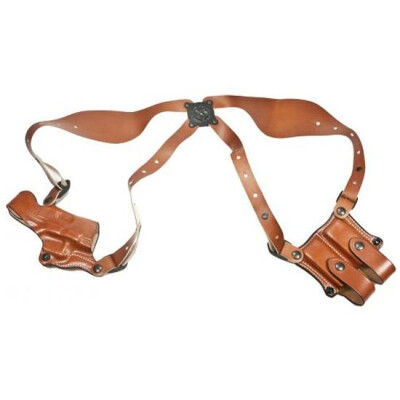 DeSantis New York Undercover Rig Shoulder Holster For Glock  Right Hand Leather Tan 11DTAB2J0