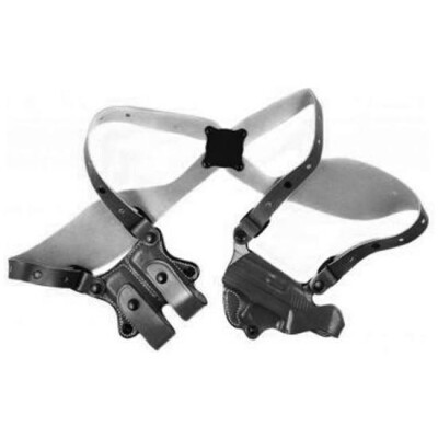 DeSantis New York Undercover Rig Shoulder Holster S&W M&P Shield 9/40 Right Hand Leather Black 11DBAX7E0