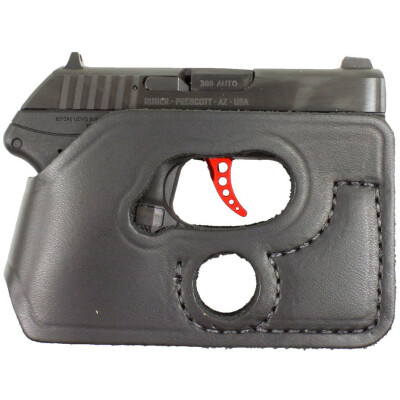 DeSantis Pocket Shot Pocket Holster Small .32/.380 Autos Ambidextrous Leather Black 110BJR7Z0