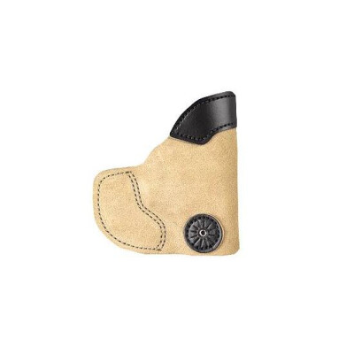 DeSantis Pocket-Tuk IWB/Pocket Holster Springfield XD 9/40 Sub Compact Right Hand Leather Tan 111NA77Z0