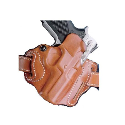 DeSantis Speed Scabbard Belt Holster Beretta 92/Taurus 92 Right Hand Leather Black 002BA86Z0