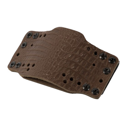 LimbSaver CrossTech Leather Gun Holster Clip On Dark Brown