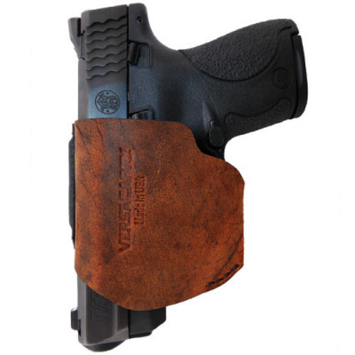 VersaCarry Pro 45 ACP Semi-Auto IWB/OWB Extra Small Holster Right Hand Leather Brown Pro45 XS