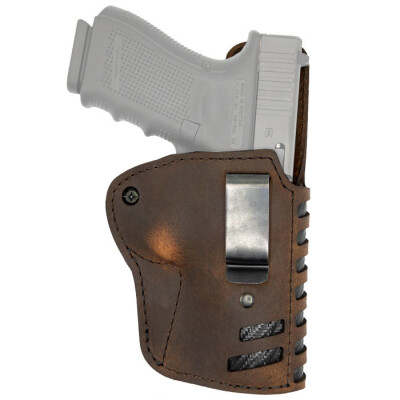 Versacarry Compound Series Holster IWB Size 1 Right Hand Leather Distressed Brown