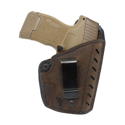 Versacarry Comfort Flex Deluxe Holster IWB Size 3 Right Hand Leather Distressed Brown