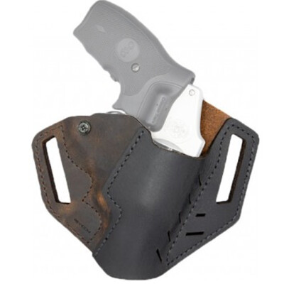 Versacarry Revolver Holster OWB Size Right Hand Leather Distressed Brown