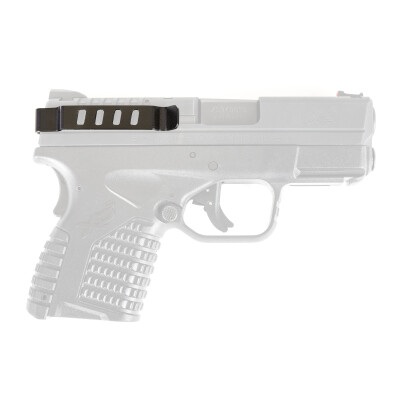 Techna Clip by Amend2 Retention Belt Clip Springfield XD-S Ambidextrous Steel Black XDS-BA