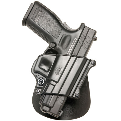 Fobus Compact Paddle Holster For H&K/Ruger/Springfield/Taurus Right Hand Polymer Black SP11B