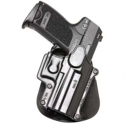 Fobus Paddle Holster For H&K/Ruger/Walther Right Hand Polymer Black HK1