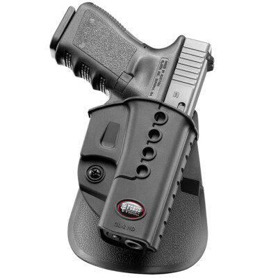 Fobus Evolution Paddle Holster for Glock 17, 19 and 34 Polymer Black