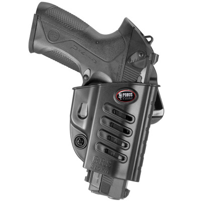 Fobus Evolution Holster Beretta 92,96,PX4 Storm/FN FNS,FNX/S&W Shield 45/Taurus G3 Right Hand Belt Attachment Polymer Black