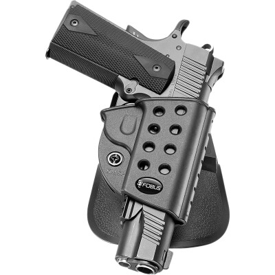 Fobus Evolution Roto-Paddle/Belt Holster 1911 Right Hand Polymer Black R1911RP