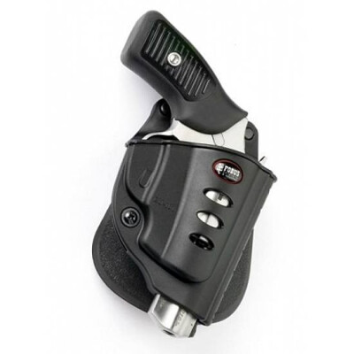 Fobus Roto-Paddle/Belt Holster For Charter Arms/Ruger LCR/SP101 Right Hand Polymer Black RU101