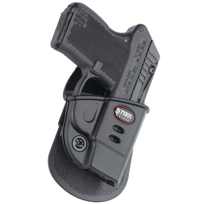 Fobus Evolution Holster For Kel-Tec P-32 Second Gen/Ruger LCP Right Hand Paddle Attachment Polymer Black