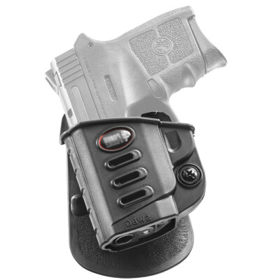 Fobus Evolution Paddle Holster S&W M&P Bodyguard With 380 Crimson Trace Laser Left Hand Polymer Black SWBGLH