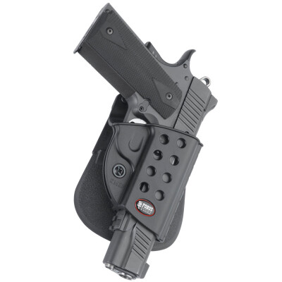 Fobus Evolution Paddle Holster 1911/Kahr P45 Right Hand Polymer Black R1911