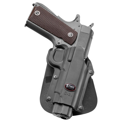 Fobus Paddle Holster 1911 No Rail Right Hand Polymer Black C21