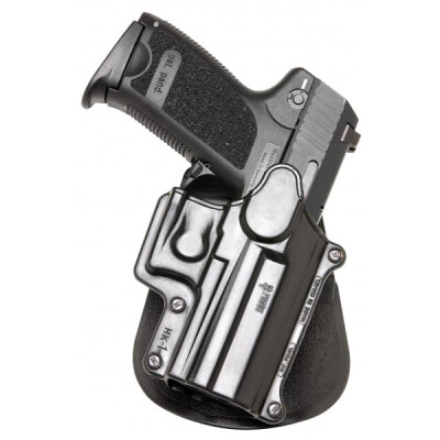 Fobus Standard Series Hi-Point .380/Bersa BPCC Paddle Holster Right Hand Draw Passive Retention Injection Molded Polymer Matte Black