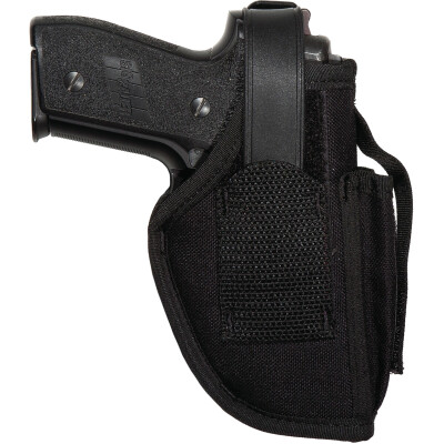 Uncle Mike's Sidekick Hip Holster Medium/Large Autos Ambidextrous Nylon Black 7016-0