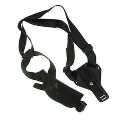 Uncle Mike's Vertical Shoulder Holster Medium/Large Scoped Revolvers Right Hand Nylon Black 85031