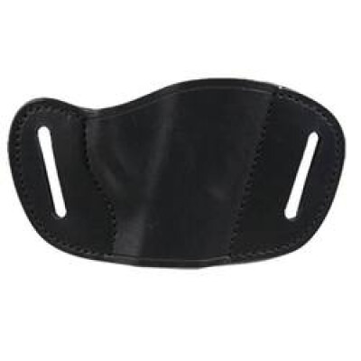 Bulldog Case Belt Slide Holster Medium Autos Right Hand Leather Black MLB-M
