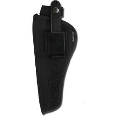Bulldog Cases Large-Frame Revolver Holster 6-1/2" to 8-3/8" Barrels Size 16 Black Nylon