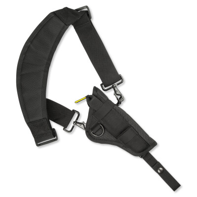 Crossfire Shooting Gear Outlander 5" Full Frame Semi Auto Pistol  Shoulder/ Hip Holster Ambidextrous Nylon Black