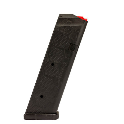 Hexmag Glock 17/19/26/34 9mm Luger Carbon Fiber Magazine 17 Rounds Black