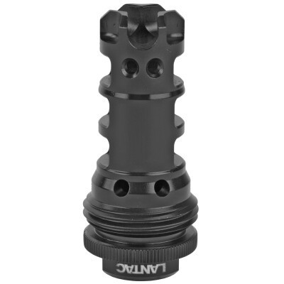 LanTac USA Dragon .308 Win Muzzle Break With SilencerCo ASR QD Mount Black