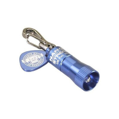 Streamlight Nano Pocket Light, White LED, 10 Lumens, Gear Clip, Blue