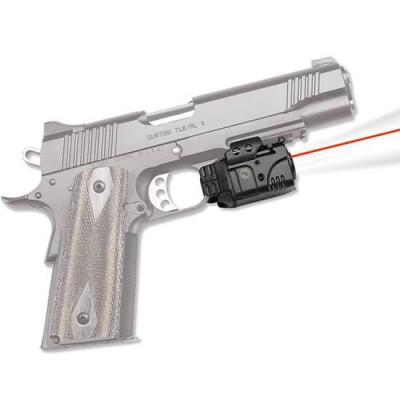 Crimson Trace Rail Master Pro Universal Red Laser Sight and LED Tactical Light 100 Lumen 1x CR2 Battery Rail Mount Black CMR205