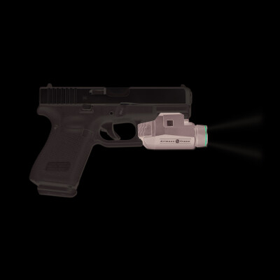 Crimson Trace CMR-208 Rail Master Universal Tactical Light 420 Lumen LED White Light Anodized Aluminum Housing Matte Black Finish