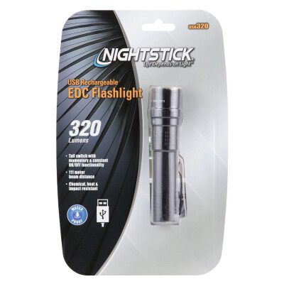 Nightstick Rechargeable USB Every-Day-Carry Light 320 Lumens USB-320