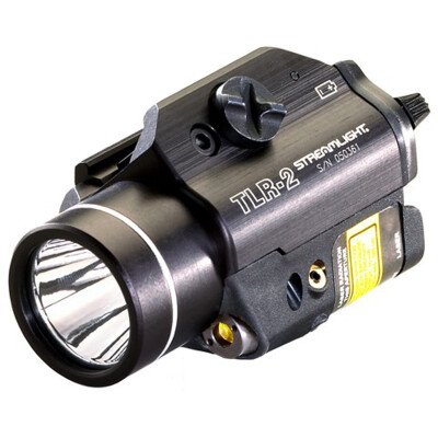 Streamlight TLR-2 Tactical Rail Mount Flashlight and Laser Black 69120