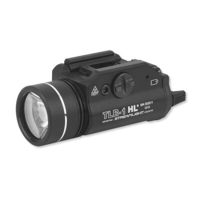 Streamlight TLR-1 HL LED Tactical Light for Firearms, 800 Lumens, Aluminum, Black