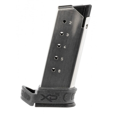 Springfield Armory XD-S Mod.2 6 Round Magazine .45 ACP With X-Tension Sleeve Gray XDSG5006Y