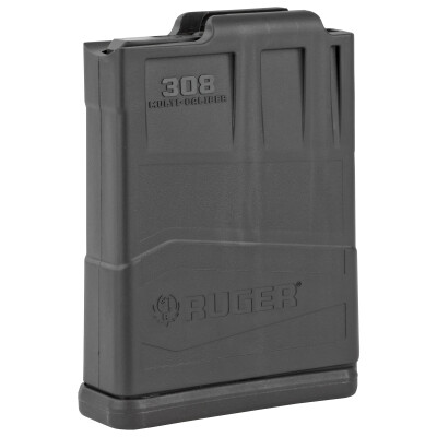 Ruger AI-Style Precision Rifle Magazine 10 Rounds Short Action .308 Win/6.5mm CM/.243 Win Polymer Black