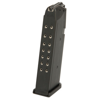 KCI USA Magazine for Glock 17  9mm 17 Rounds Polymer Black