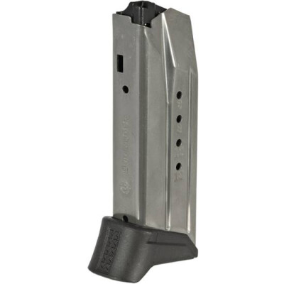 Ruger American Compact 9mm Magazine 12 Rounds Stainless Steel 90618