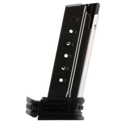 Springfield XD-S .40 S&W Magazine 7 Rounds X-Tension Steel Black XDS4007